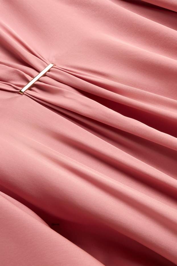 Damen - Kleid - hellrot