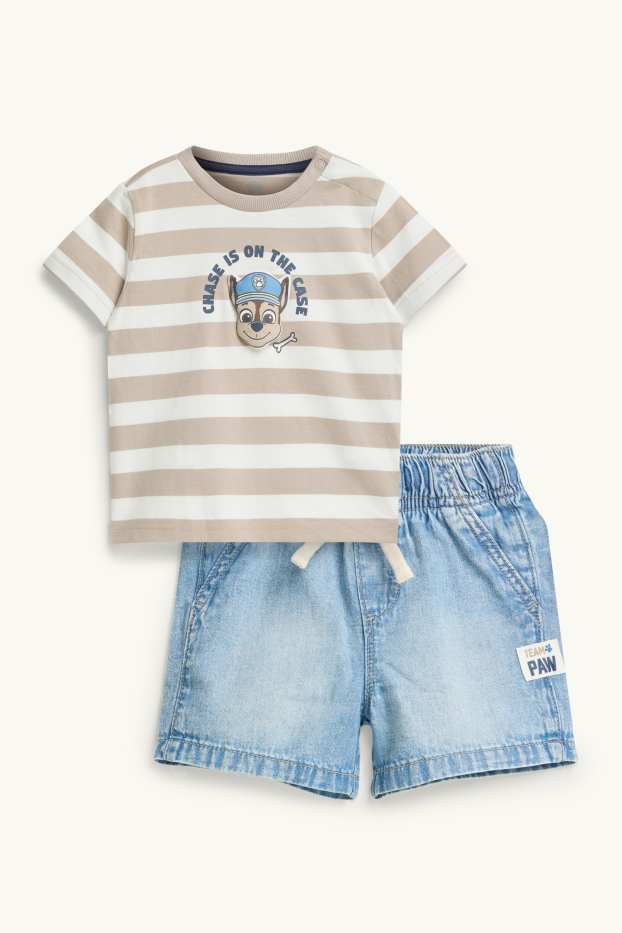 Baby Boys - PAW Patrol - Chase - baby outfit - 2 piece - light brown
