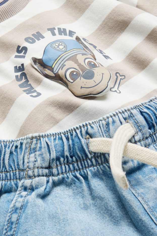 Baby Boys - PAW Patrol - Chase - baby outfit - 2 piece - light brown