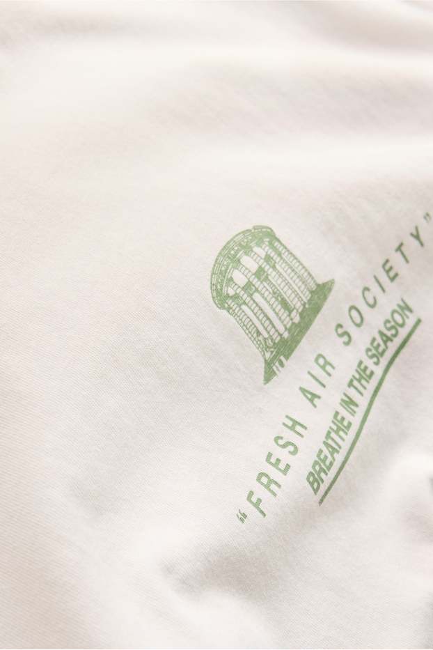 Herren - T-Shirt - Relaxed-Fit - weiß