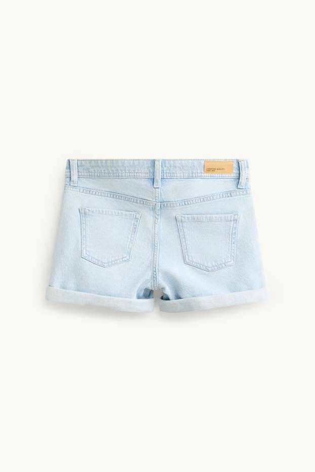 Kinder Mädchen - Jeans-Shorts - helljeansblau