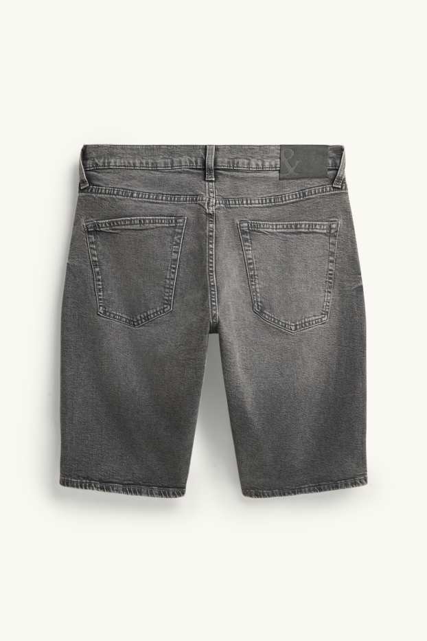 Hommes - Short en jean - jean gris foncé