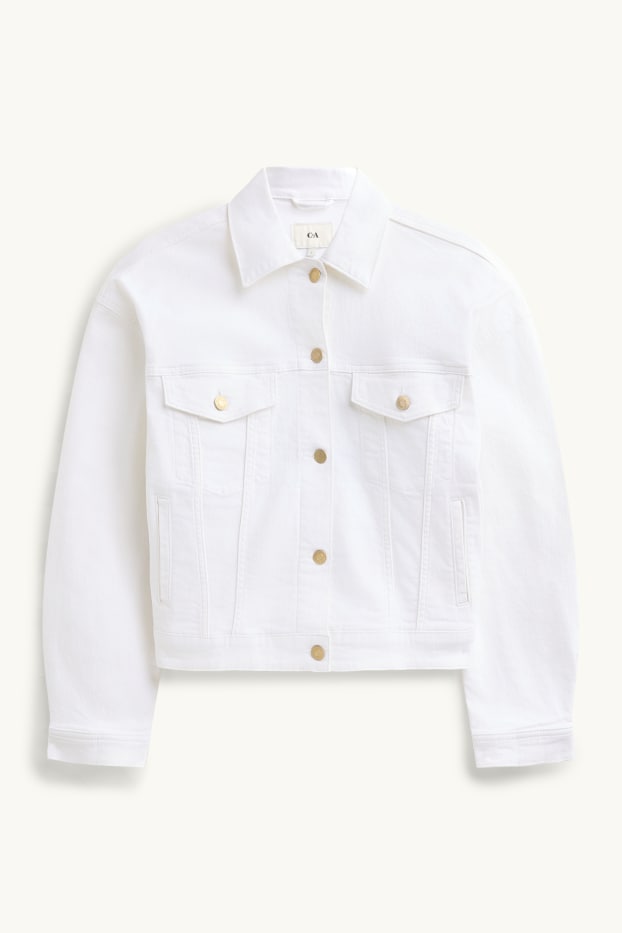 Femmes - Veste en jean - blanc