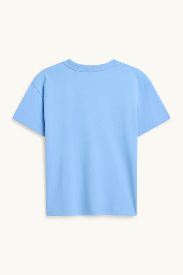 Donna - T-shirt - relaxed fit - azzurro