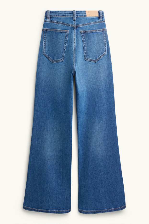 Dona - Flared Jeans - high waist - blau