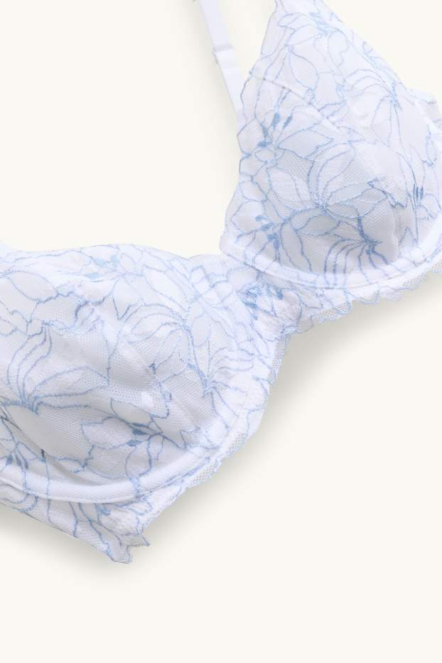 Femei - Sutien cu armătură - nevătuit - alb