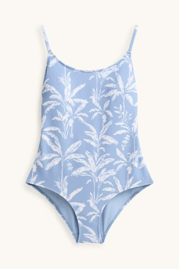 Femmes - Mini Me - Maillot de bain galbant - ampliforme - LYCRA® XTRA LIFE™ - blanc / bleu clair
