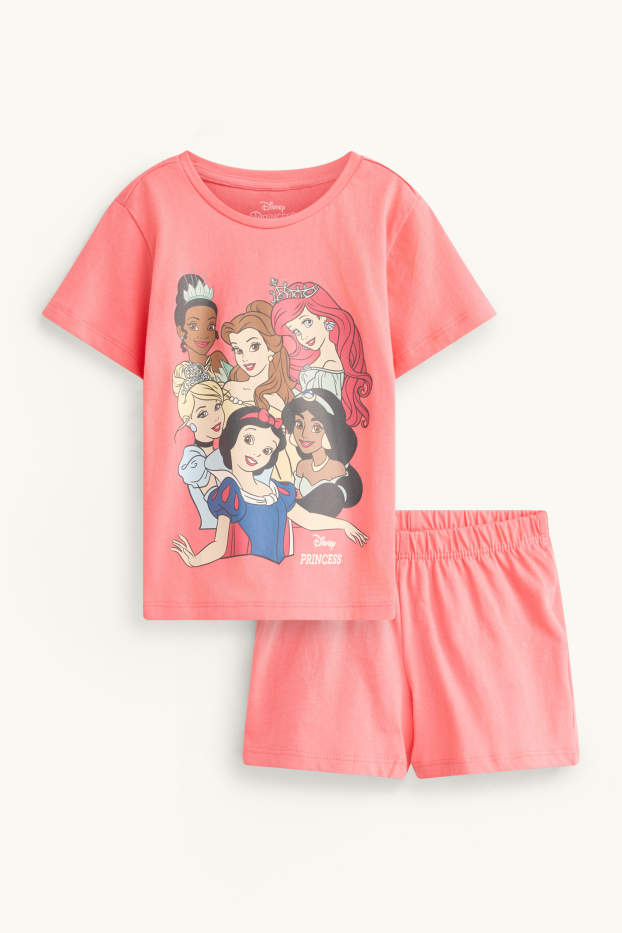 Copii - Fete - Prințesă Disney - pijama scurtă - 2 piese - corai