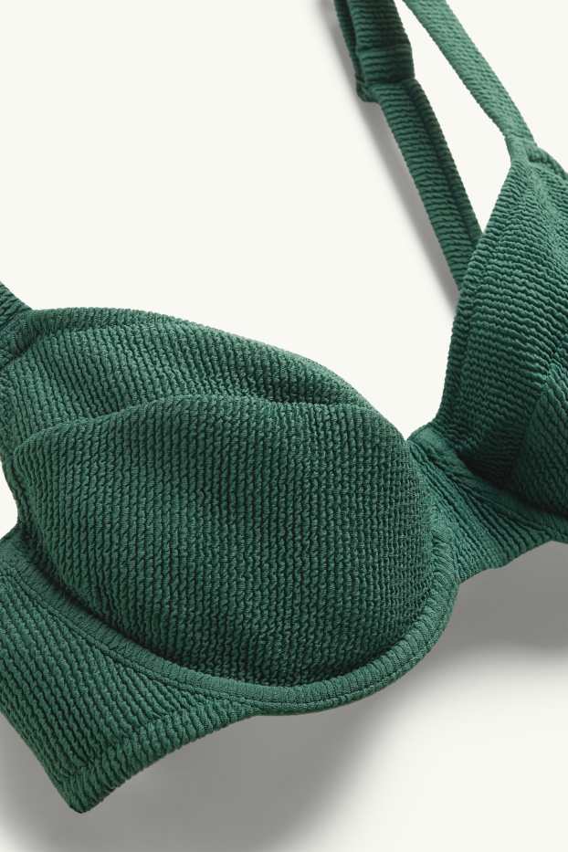 Damen - Bikini-Top mit Bügel - LYCRA® XTRA LIFE™ - dunkelgrün