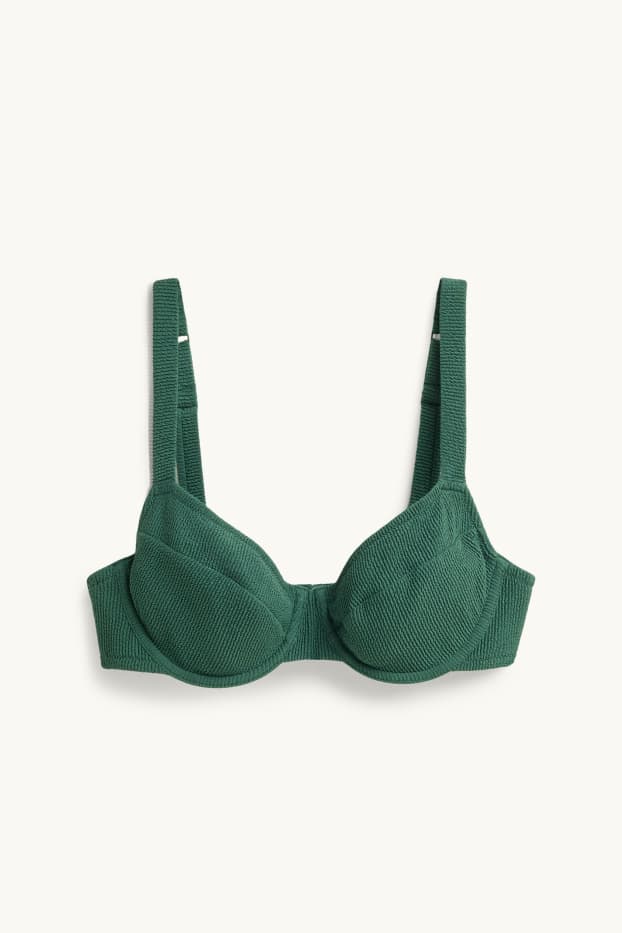 Damen - Bikini-Top mit Bügel - LYCRA® XTRA LIFE™ - dunkelgrün