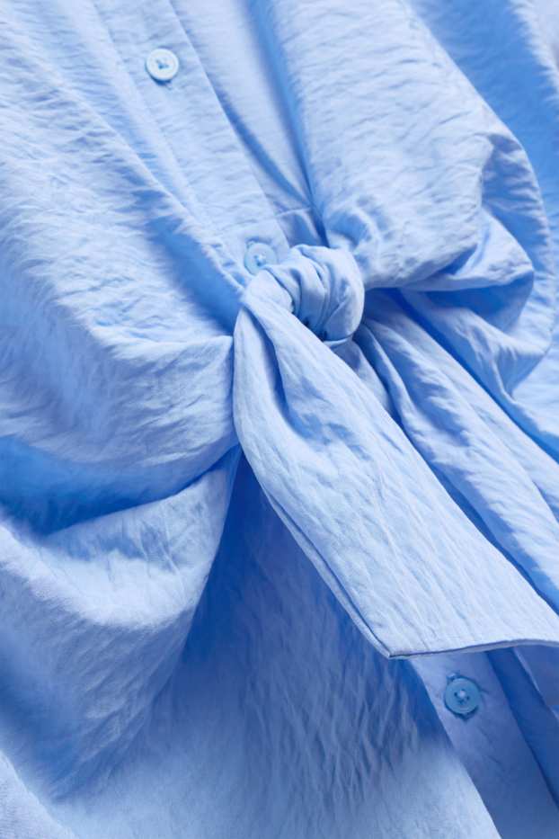 Damen - Bluse - hellblau