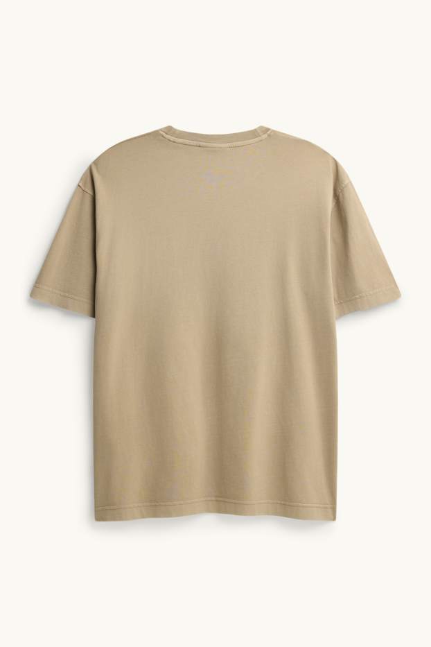 Herren - T-Shirt - Relaxed Fit - khaki