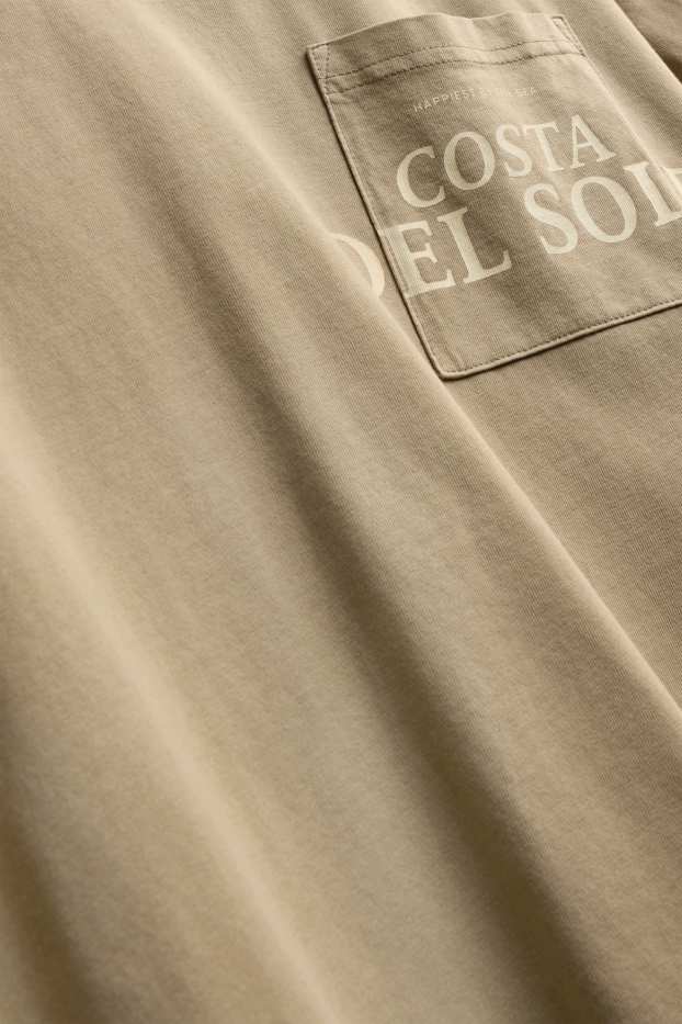 Herren - T-Shirt - Relaxed Fit - khaki