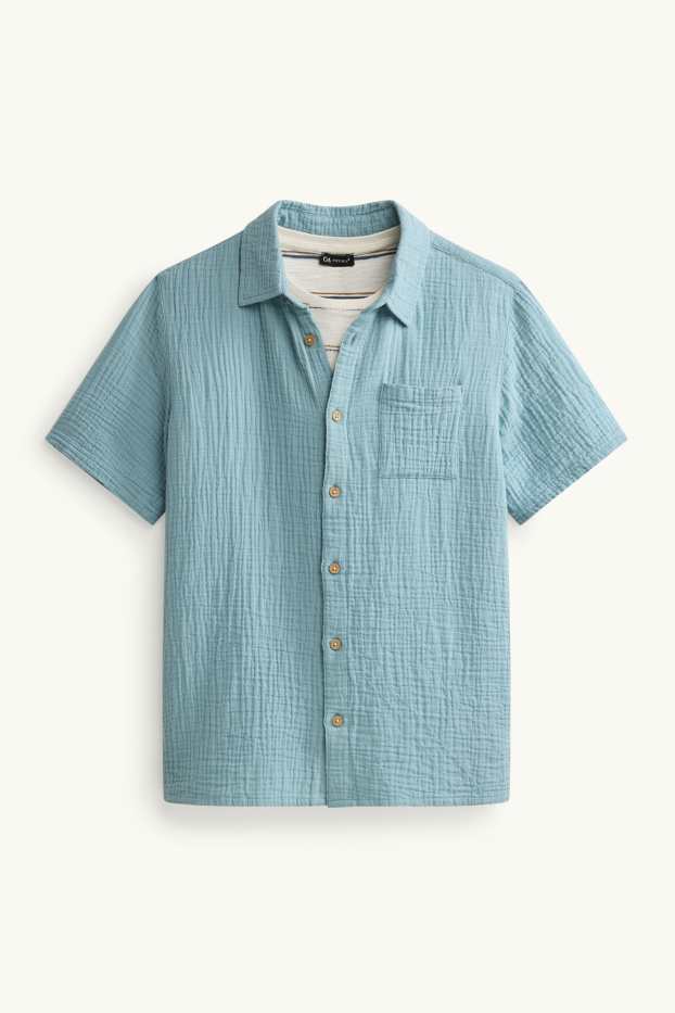 Children Boys - Shirt - blue