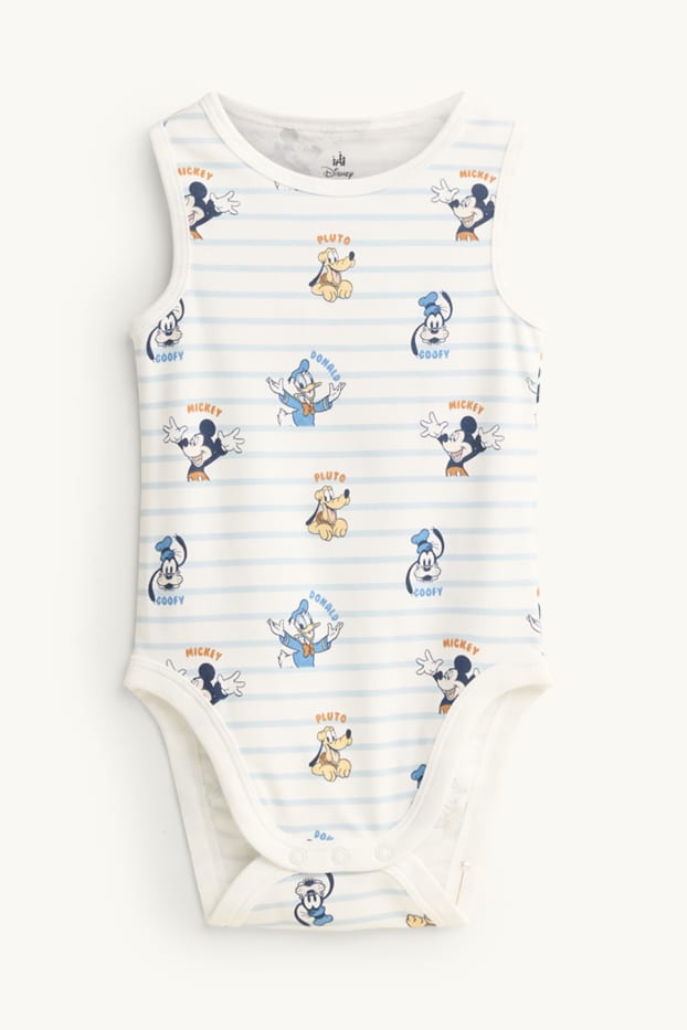 Baby Jungen - Disney - Baby-Body - gestreift - weiss