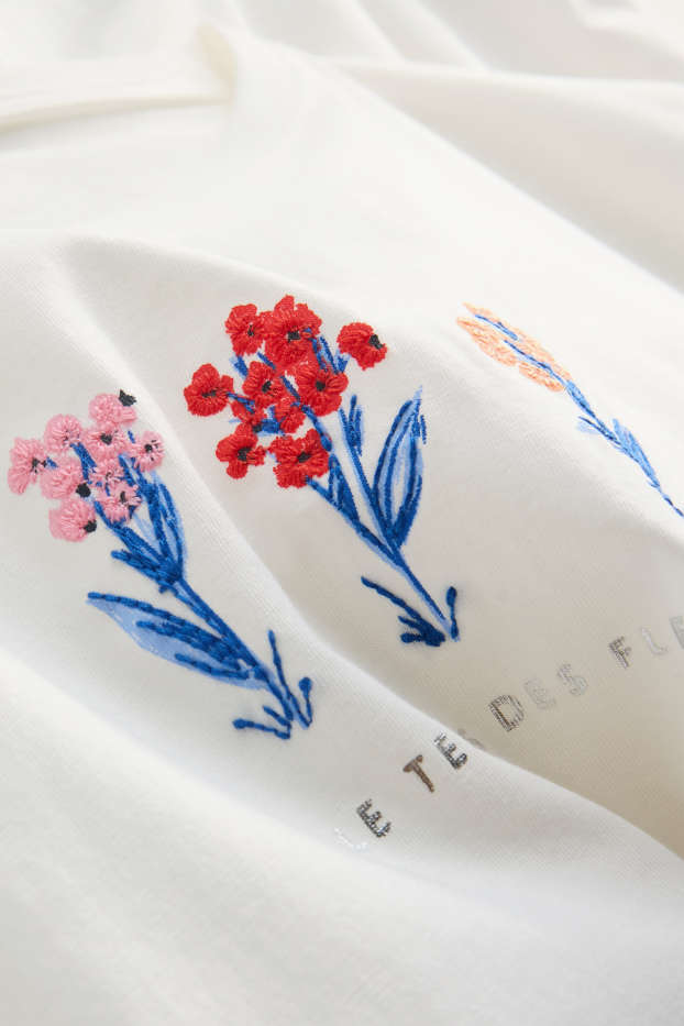 Donna - T-shirt - regular fit - bianco