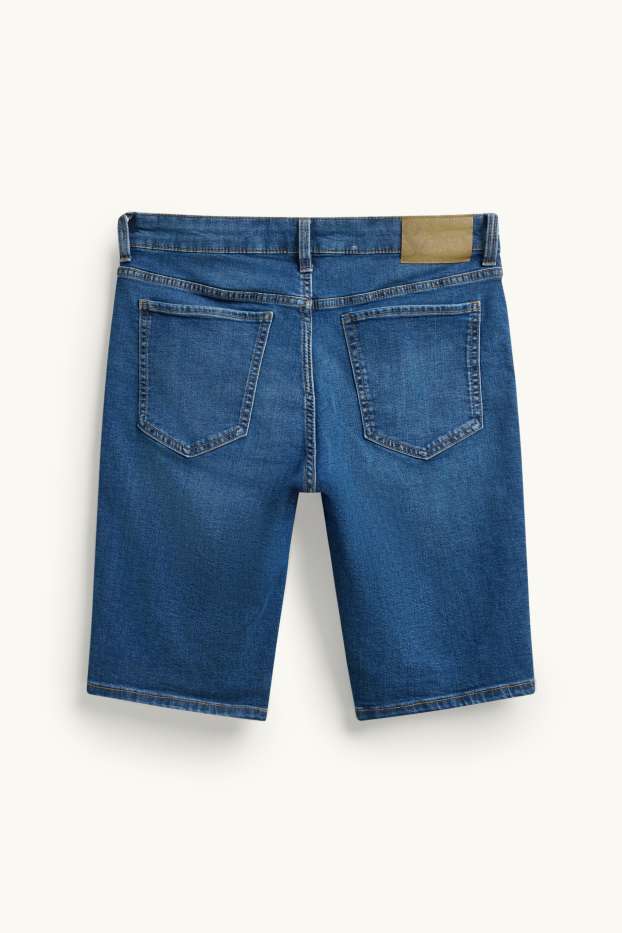 Hommes - Short en jean - jean bleu