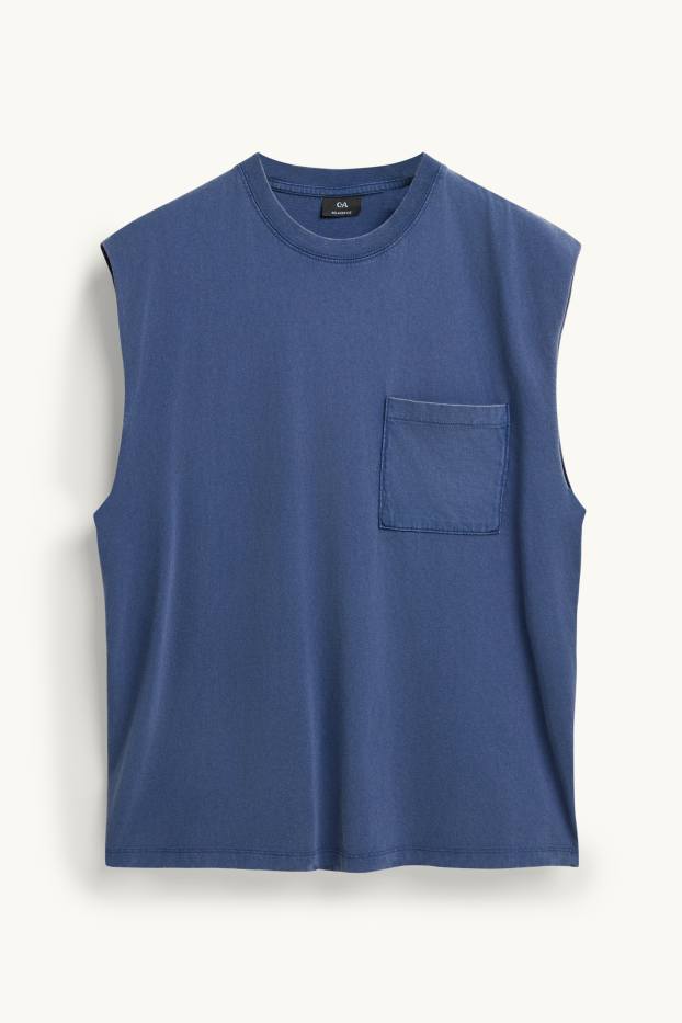 Herren - Tank Top - blau