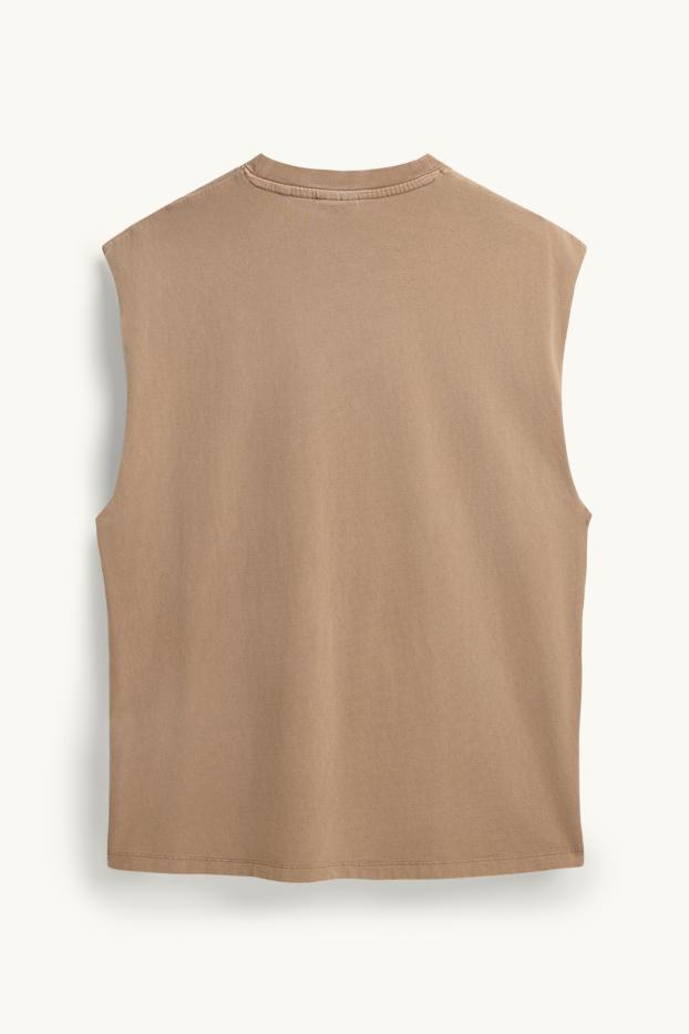Herren - Tank Top - braun