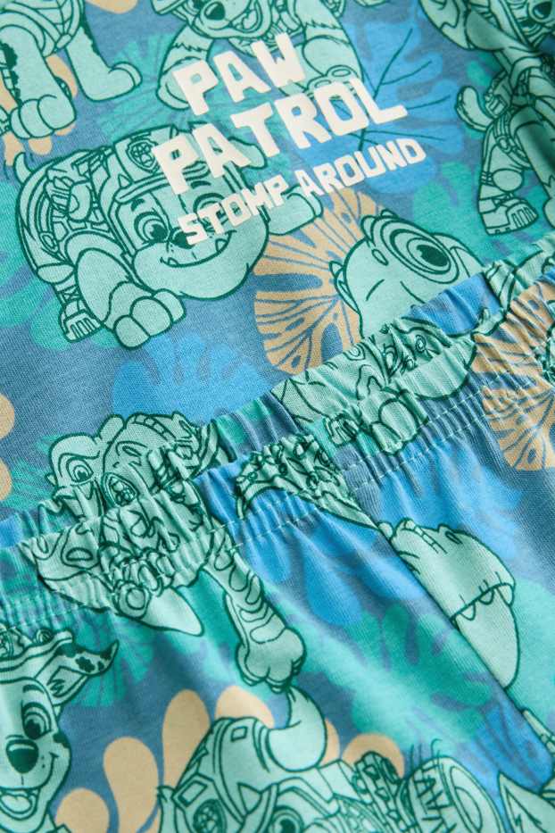 Kinderen: jongens - PAW Patrol - shortama - 2-delig - blauw / turquoise
