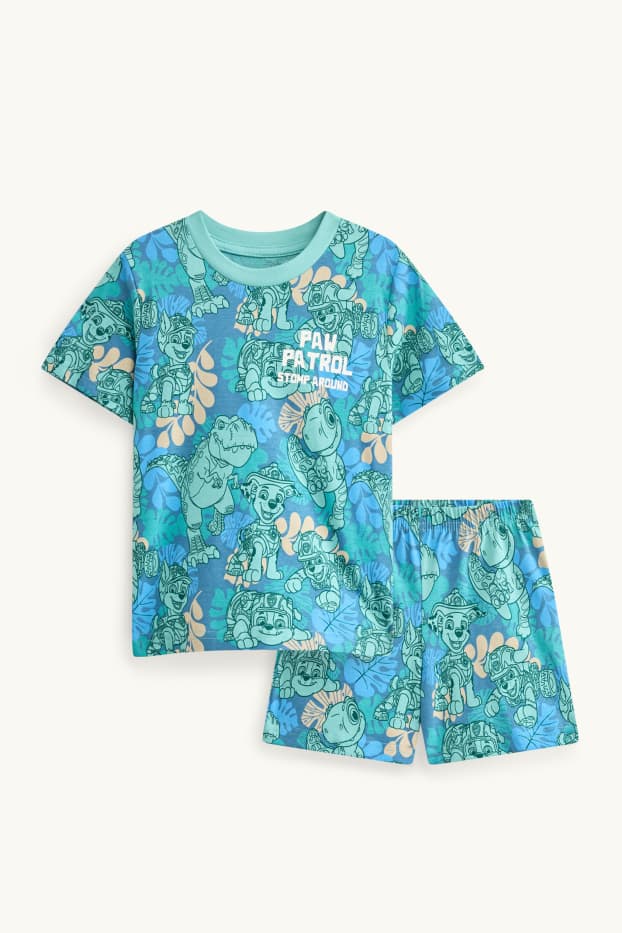 Kinderen: jongens - PAW Patrol - shortama - 2-delig - blauw / turquoise