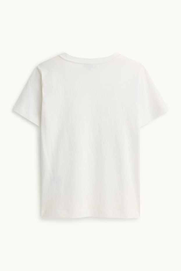 Donna - T-shirt - regular fit - bianco