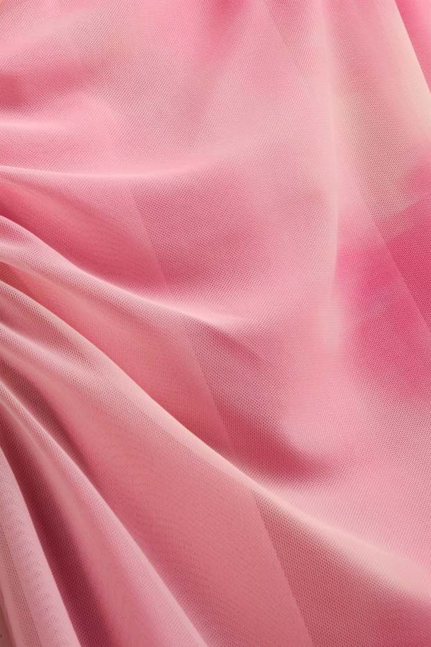 Damen - Bodycon-Kleid - geblümt - pink / rosa