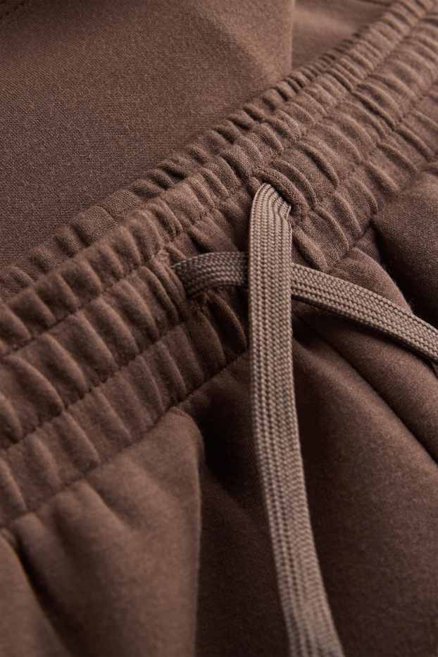 Kinderen: meisjes - Sweatshort - bruin