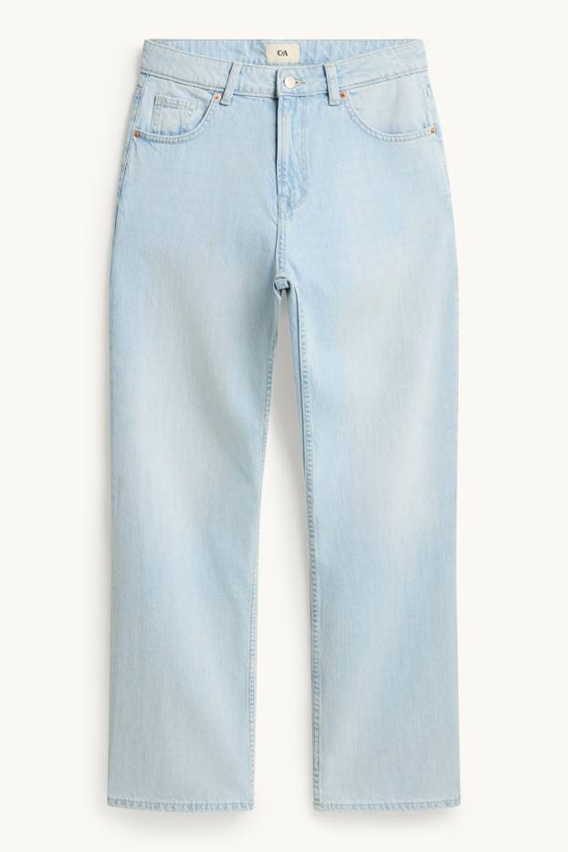 Mujer - Baggy jeans - mid waist - azul claro