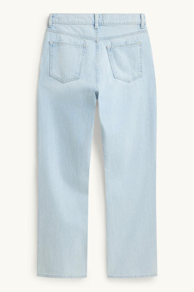 Mujer - Baggy jeans - mid waist - azul claro