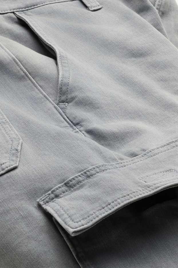 Herren - Jeans-Bermudas - Flex Jog Denim - jeansgrau