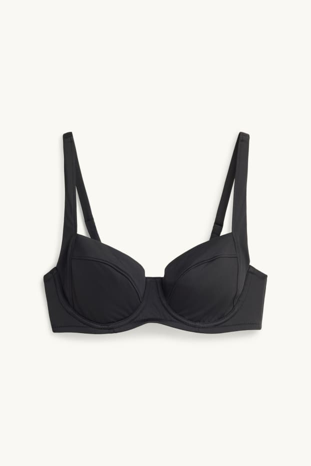 Damen - Bikini-Top mit Bügel - wattiert - LYCRA® XTRA LIFE™ - schwarz