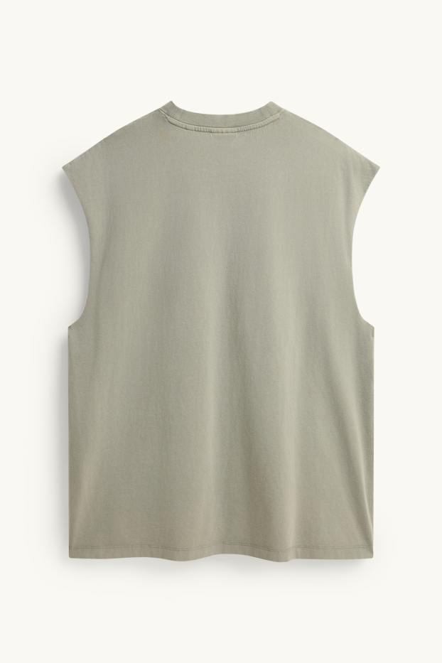 Herren - Tank Top - khaki