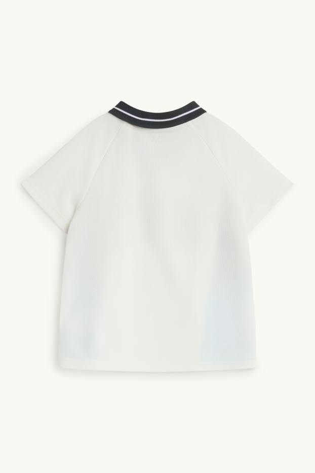 Children Boys - Polo Shirt - white