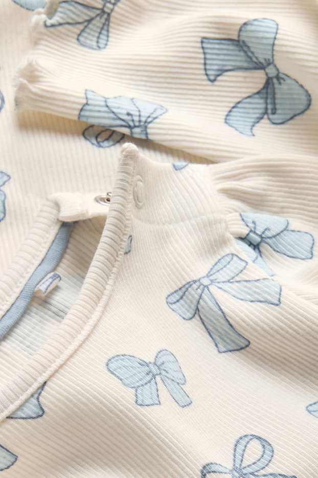 Baby: meisjes - Strik - babylongsleeve - wit