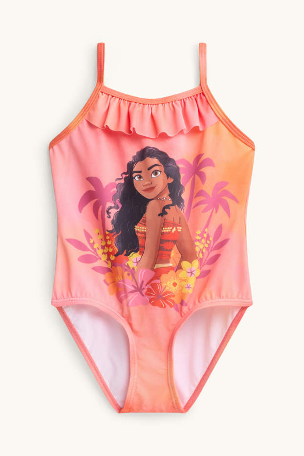 Kinderen: meisjes - Vaiana - badpak - oranje