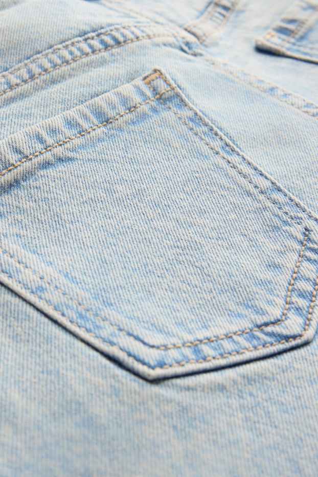 Enfants filles - Short en jean - bleu clair