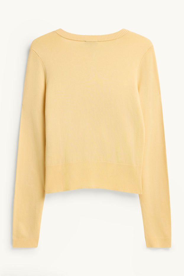 Dona - Jaqueta de punt - groc