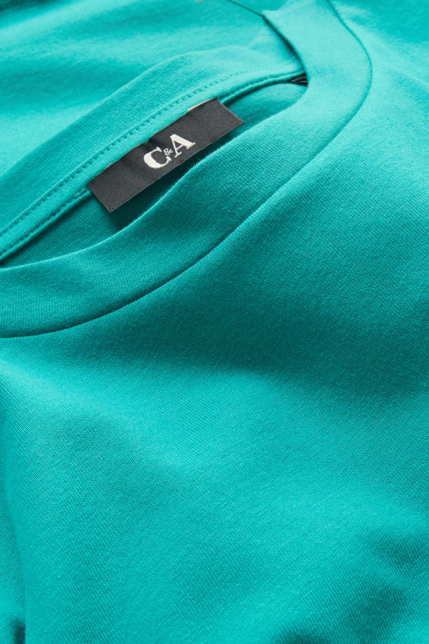 Damen - T-Shirt - Regular Fit - türkis