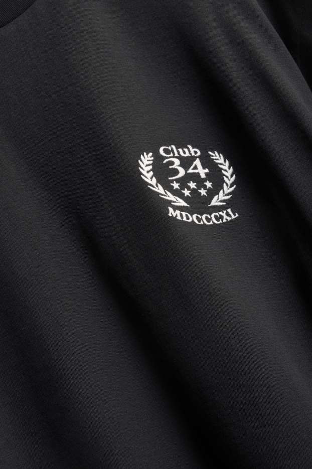 Herren - T-Shirt - Relaxed Fit - schwarz