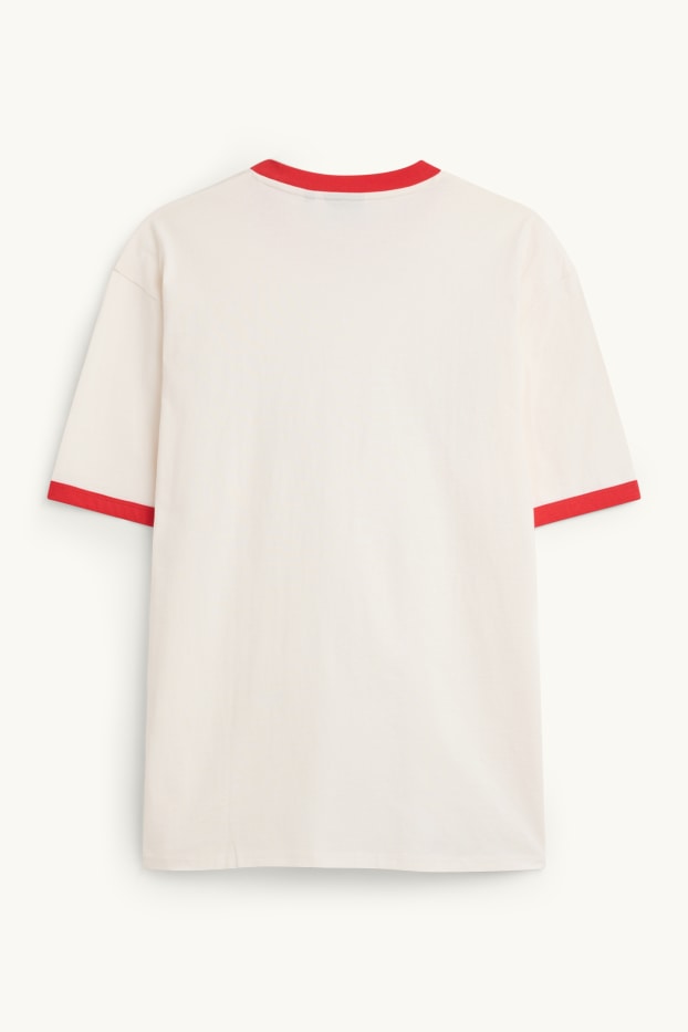 Herren - T-Shirt - Relaxed Fit - weiß