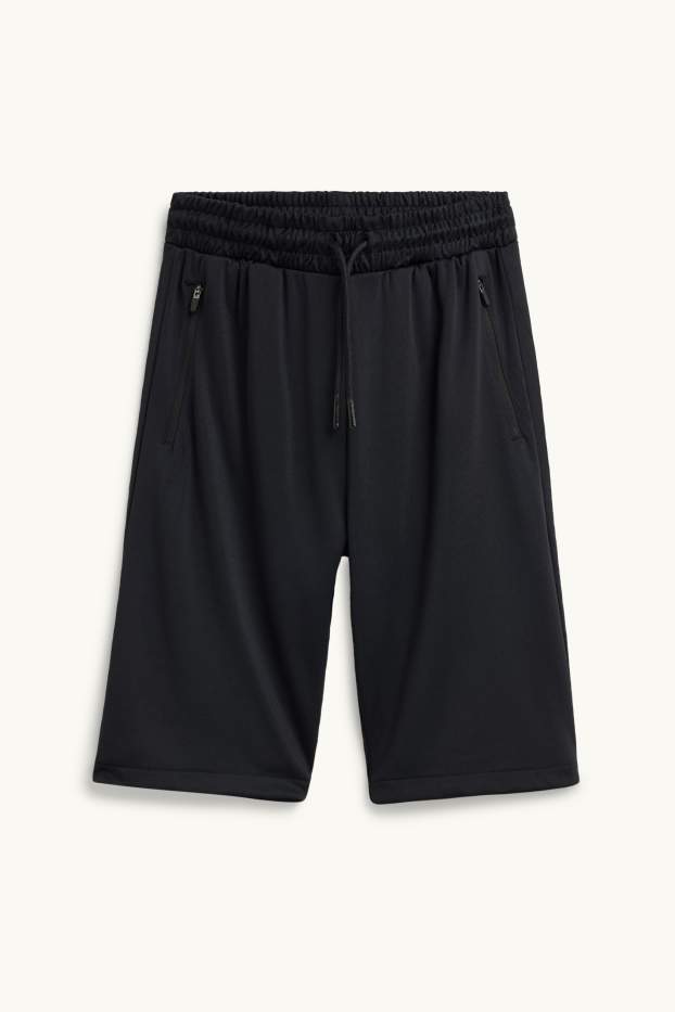 Copii - Băieți - Pantaloni scurți de trening - negru