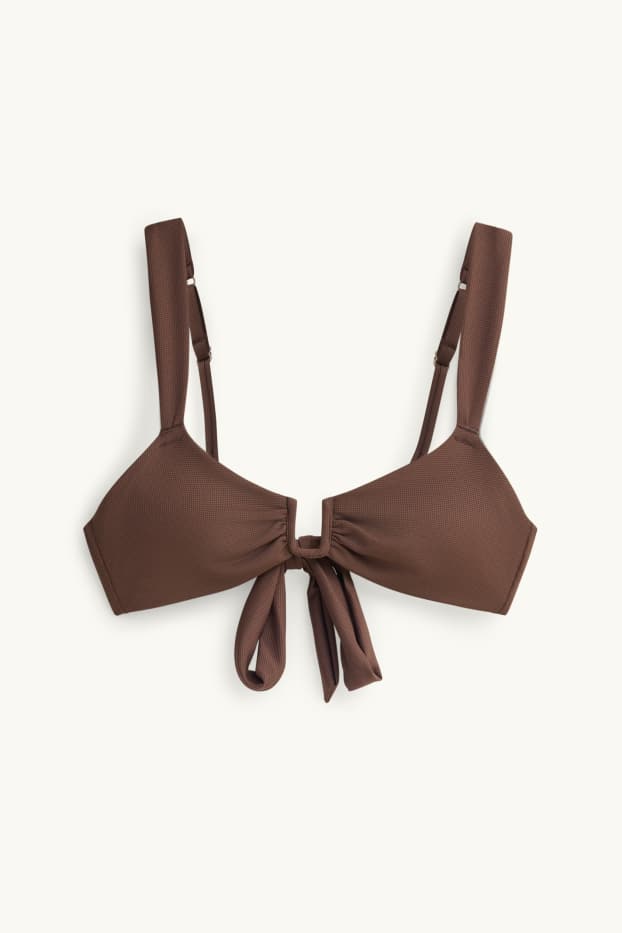 Damen - Bikini-Top - wattiert - bügellos - LYCRA® XTRA LIFE™ - braun