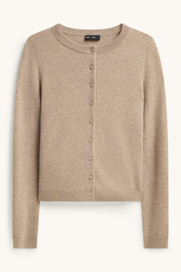 Dona - Jaqueta de punt de caixmir - beix