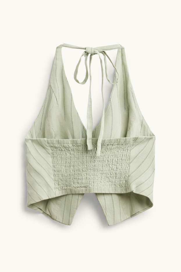 Mujer - Chaleco - entallado - verde menta