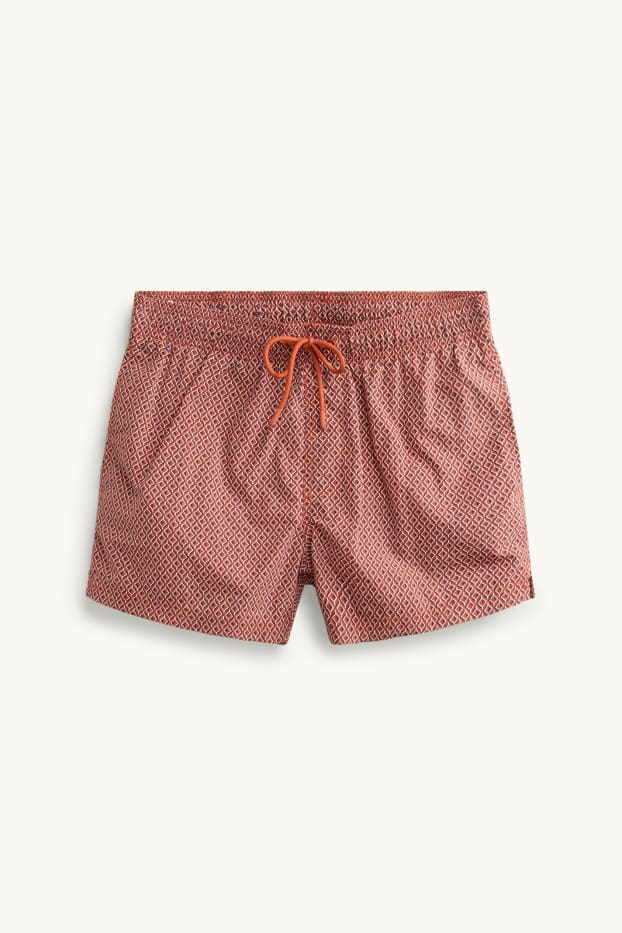 Herren - Badeshorts - orange