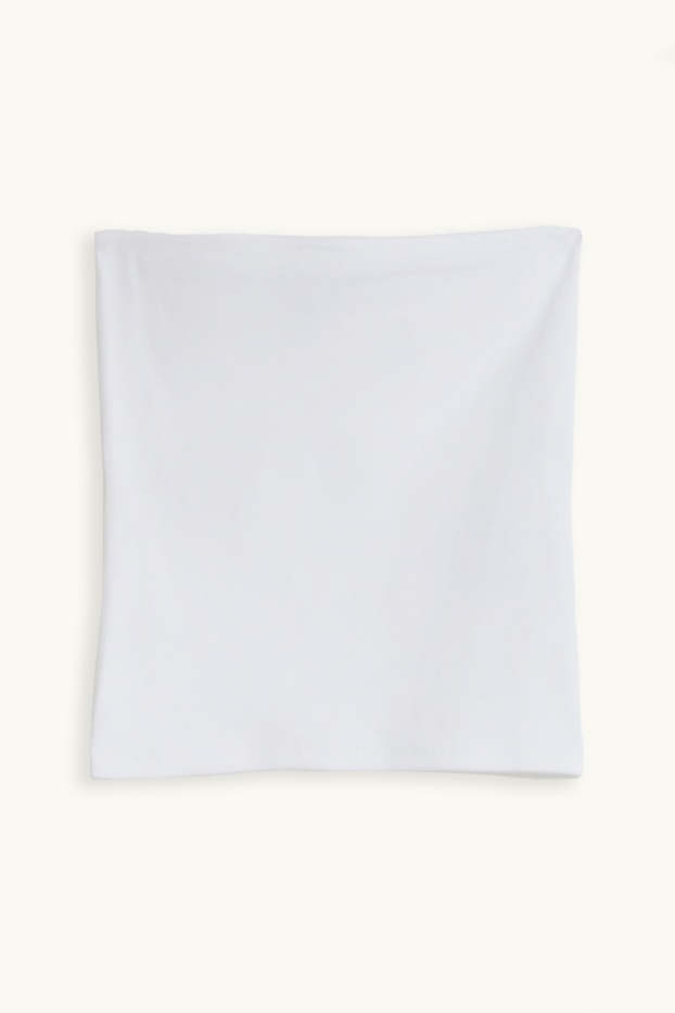 Femmes - Haut bandeau court - blanc