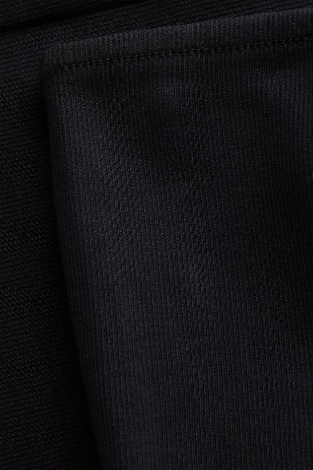 Femmes - Haut bandeau court - noir