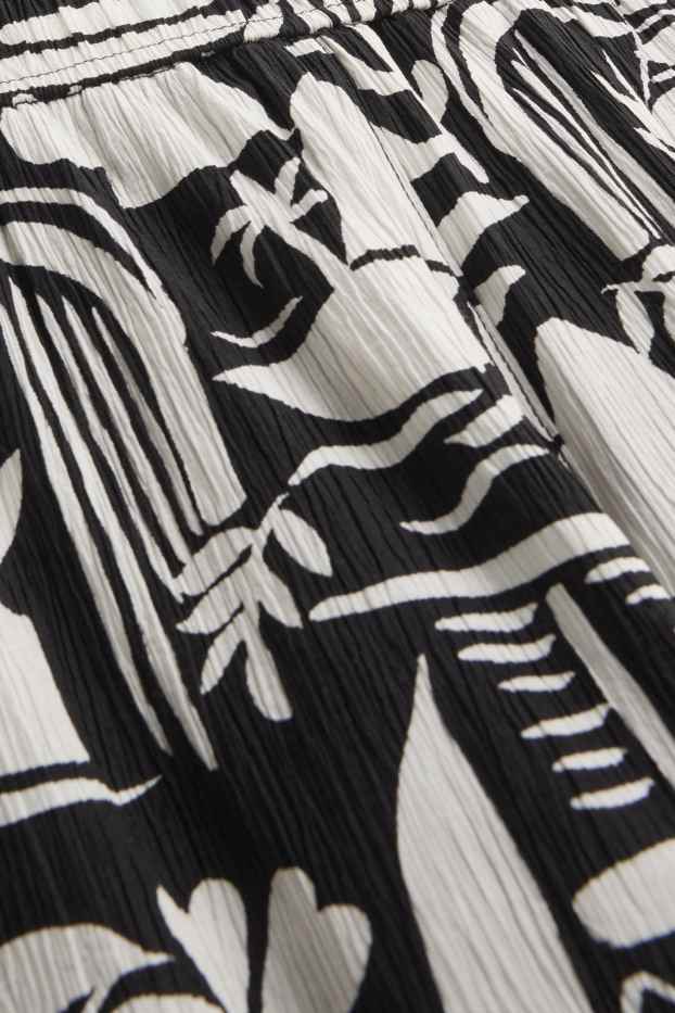 Dona - Pantalons curts - amb motiu - blanc/negre