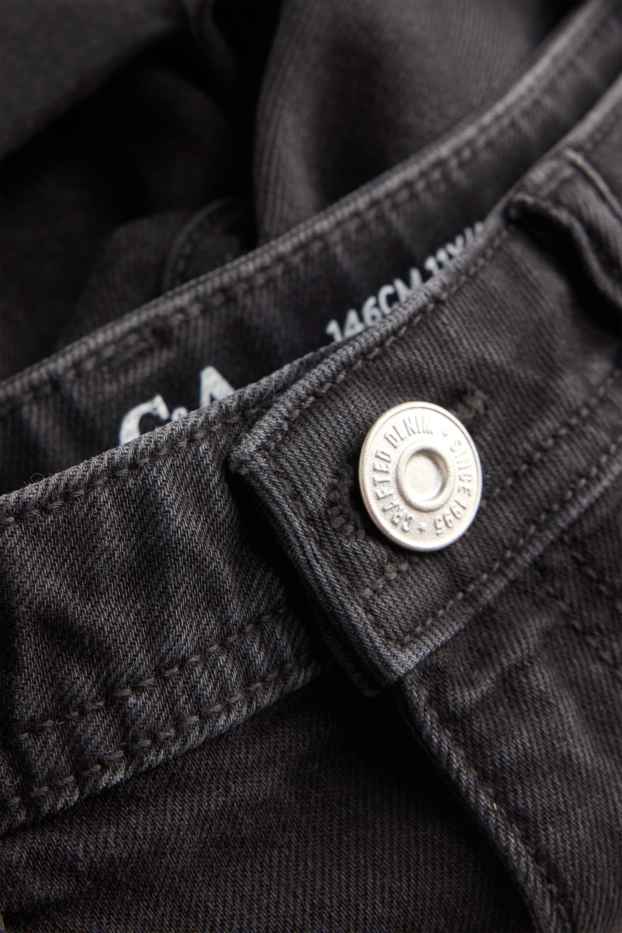 Enfants filles - Short en jean - noir